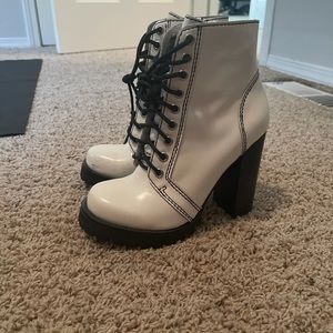 Jeffry Campbell Legion Booties White